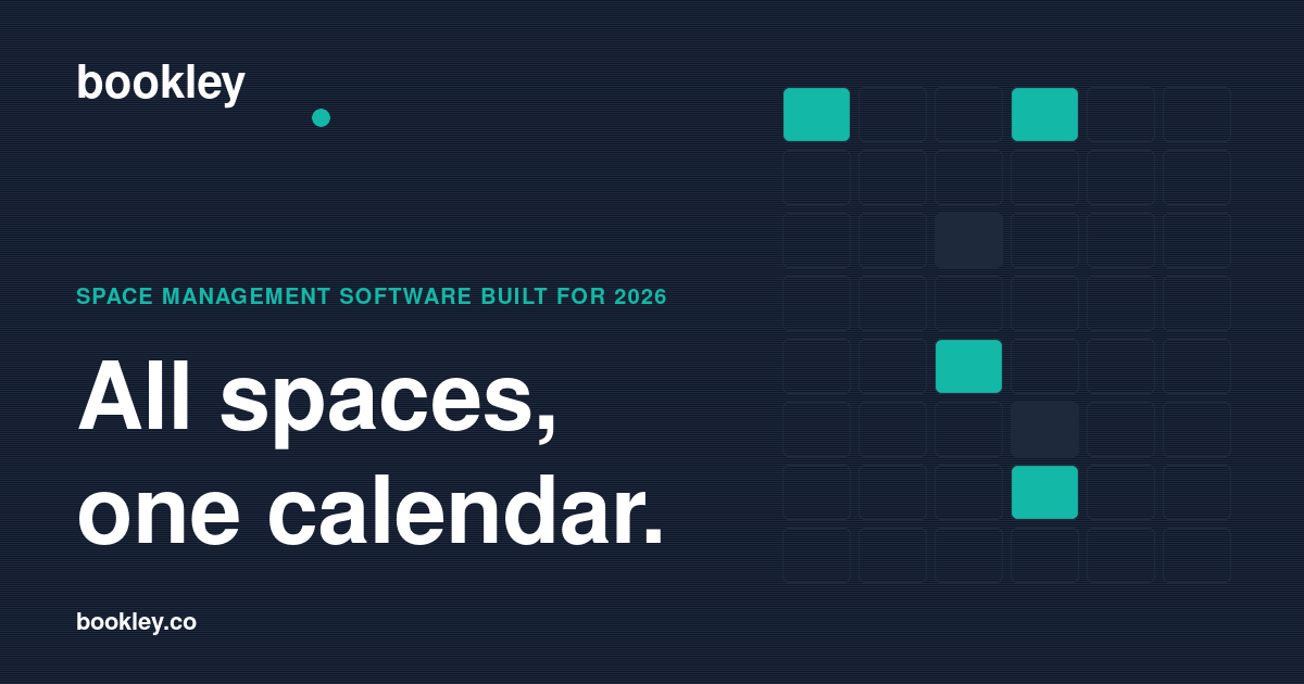 Bookley — Flexible Booking & Billing for Shared Spaces